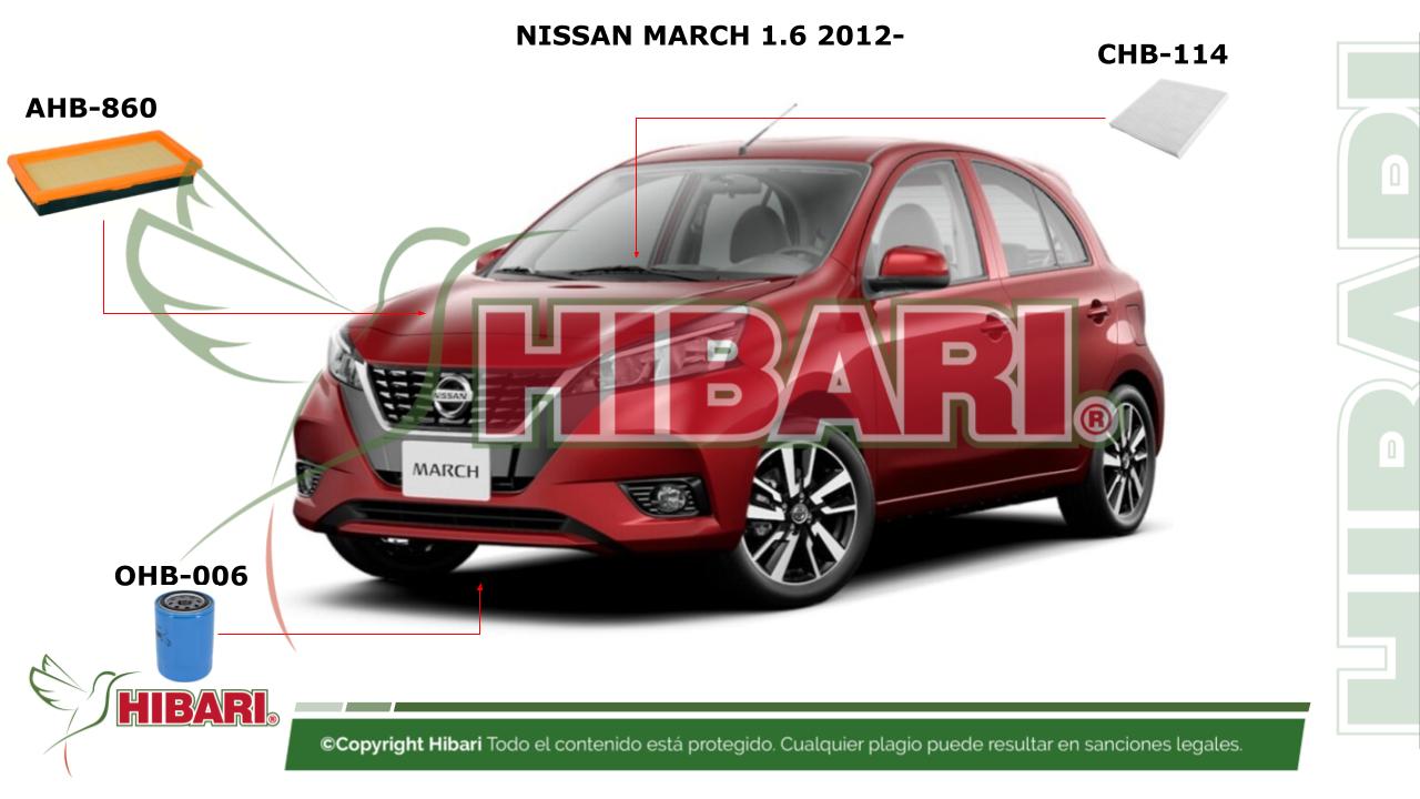 Lee más sobre el artículo NISSAN MARCH 1.6 2012-
